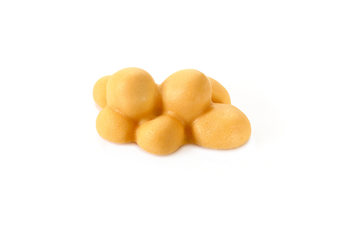 Süßkartoffeln püriert abgeschmeckt mit Sojacreme.