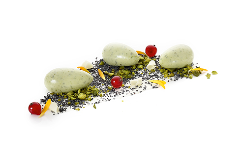 Pistachio nock 4 cm, 4 cm.