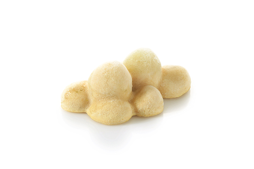 Mashed potato salad enriched with coffee cream, refined with mustard.