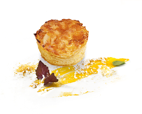 Kartoffelgratin fix & fertig, veg, ø ca. 6 cm.