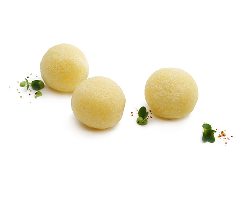 Mini-Kartoffelklöße natur.