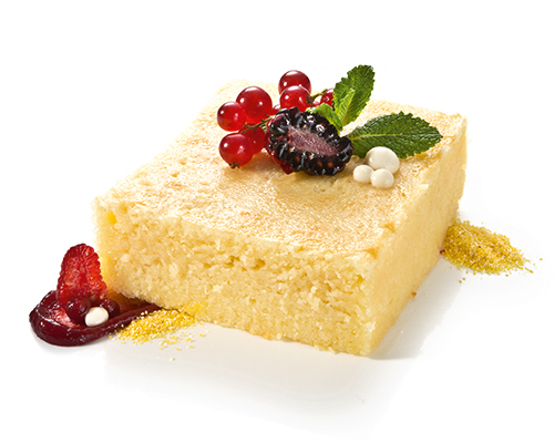 Semolina soufflé 10 x 8 cm, 10 x 8 cm.