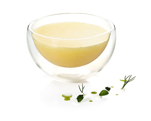 Dressing Kräuterzwerg für Kinder nach Art einer Italian-Vinaigrette, leicht gewürzt.