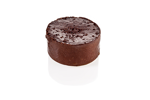 Schokokuchen püriert mit Quark und Sahne angereichert.