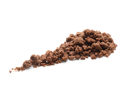 Baked vegan chocolate sprinkles.