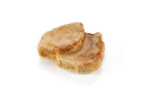 Schweinebraten püriert aus Schweinefleisch, mit Quark und Sahne angereichert.