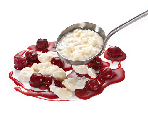 Milchreis gesüßt mit Süßungsmittel.