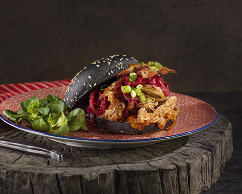 Pulled Pork »New Orleans« vom Duroc am Stück.