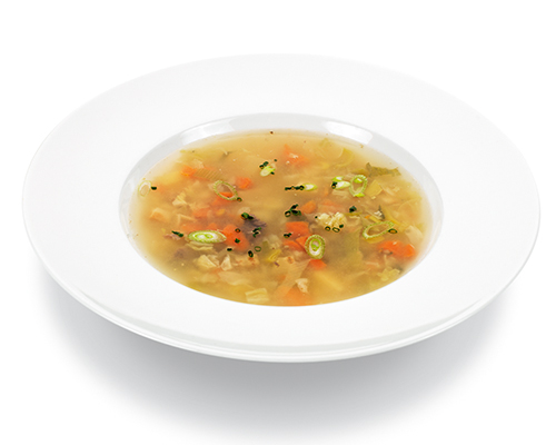 Pichelsteiner Gemüseeintopf mit Rindfleisch, Lauch, Pastinaken, Wirsing, Kartoffeln, Karotten und einem Hauch Kümmel.