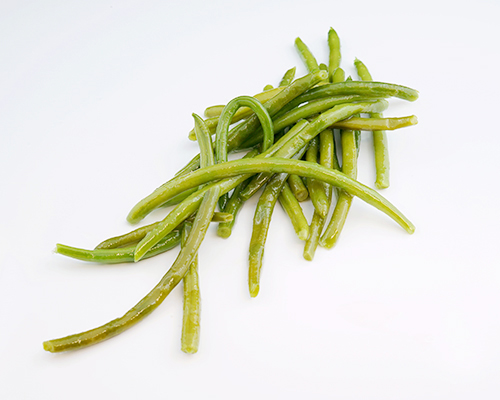 Prinzessbohnen extra vorgegart.