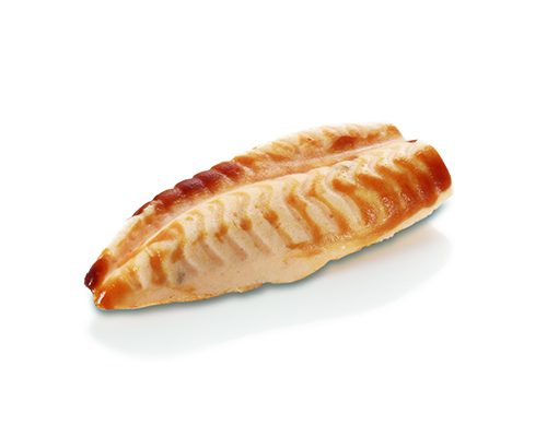 Salmon puréed from salmon fillet, enriched with soya cream.