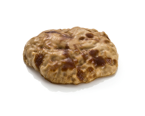 Beef rissole pureed from beef, flavoured with mustard.