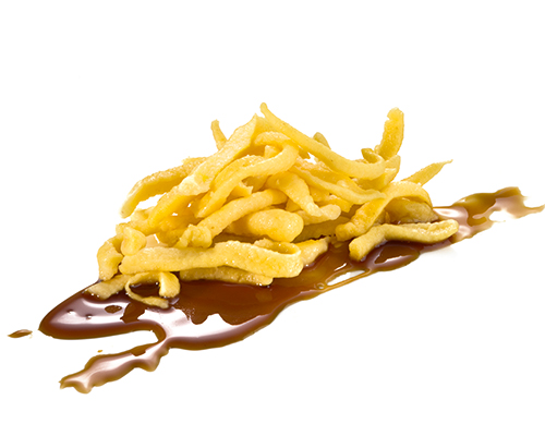 Spätzle frisch vorgegart.