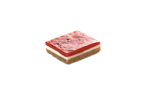 Mixed rye bread slices pureed sweet, with butter and strawberry jam.