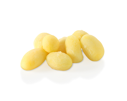 Potatoes pre-cooked.