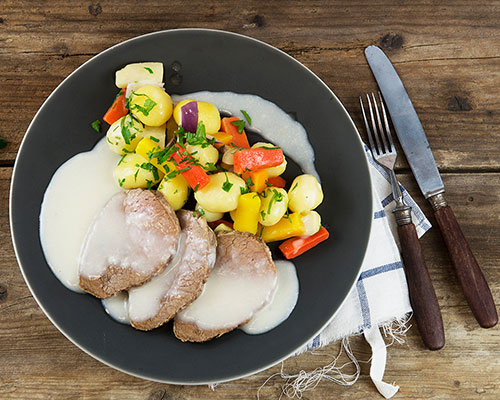 Meerrettichsauce Béchamelsauce mit Meerrettich.