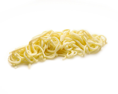 Mienudeln frisch vorgegart, Al dente gekocht.