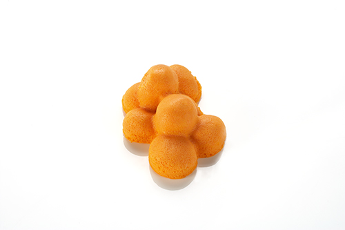Pureed carrot vegetables refined with soya cream.