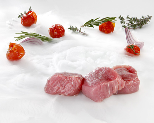 Fresh pork fillet.